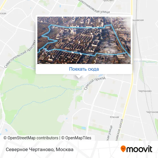 Карта Северное Чертаново