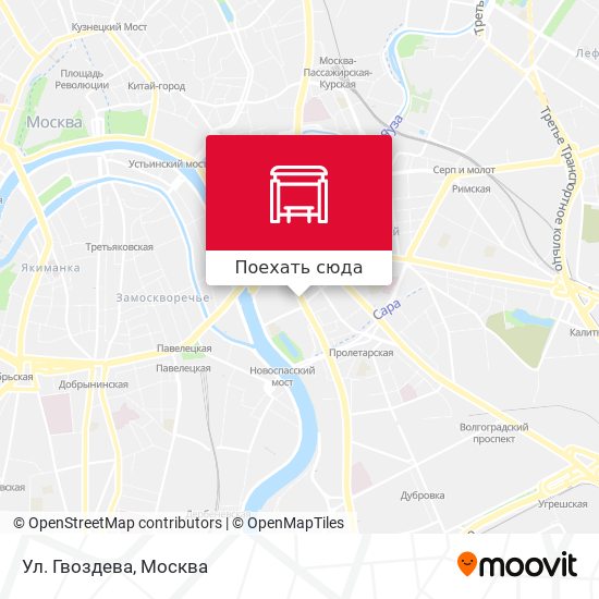 Карта Ул. Гвоздева