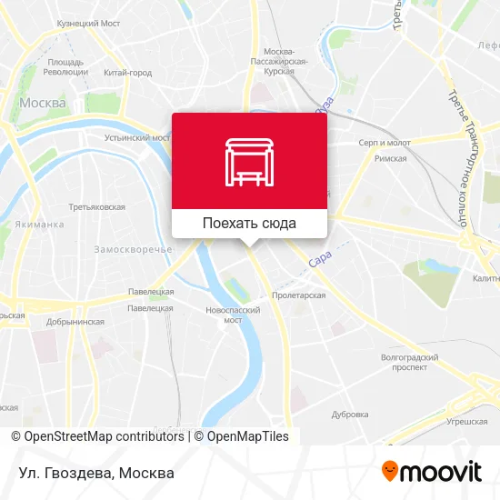Карта Ул. Гвоздева