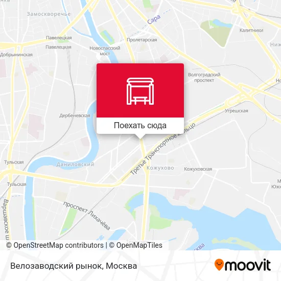Карта Велозаводский рынок