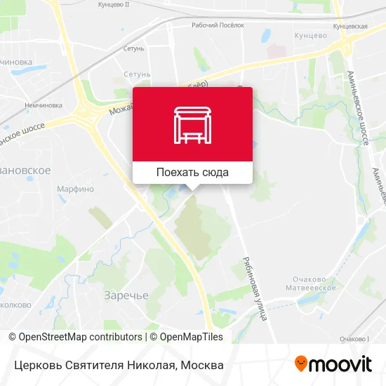 Карта Церковь Святителя Николая