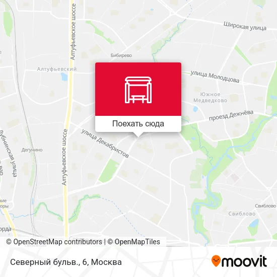 Карта Северный бульв., 6
