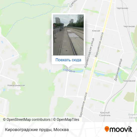 Карта Кировоградские пруды