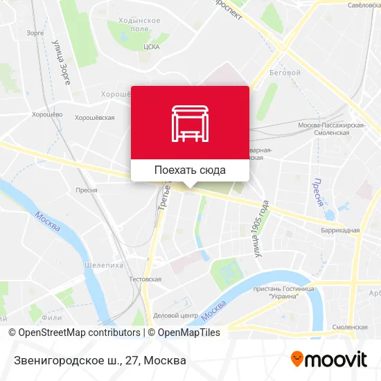 Карта Звенигородское ш., 27