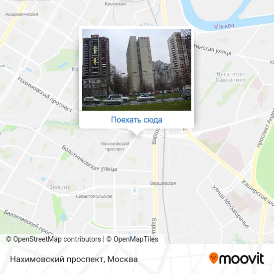 Карта Нахимовский проспект