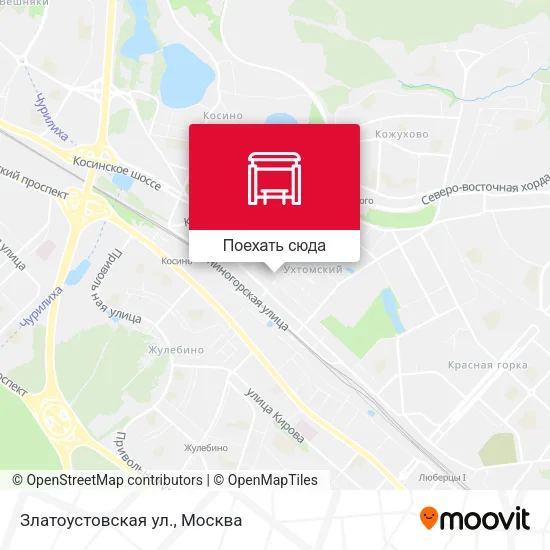 Карта Златоустовская ул.