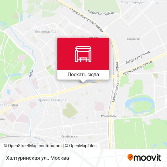 Карта Халтуринская ул.