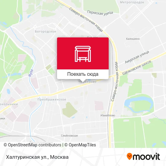 Карта Халтуринская ул.