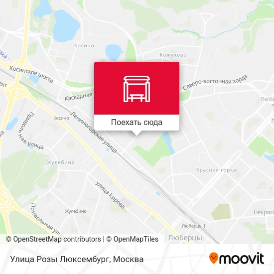 Карта Улица Розы Люксембург