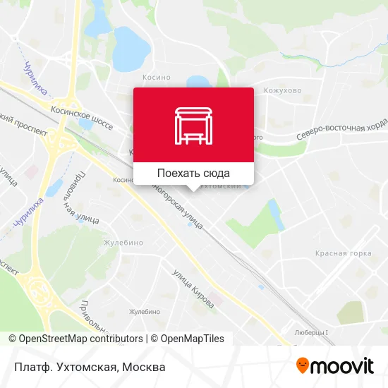 Карта Платф. Ухтомская