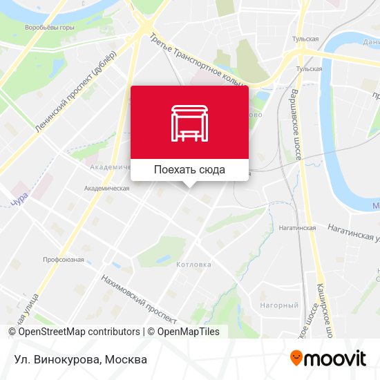 Карта Ул. Винокурова