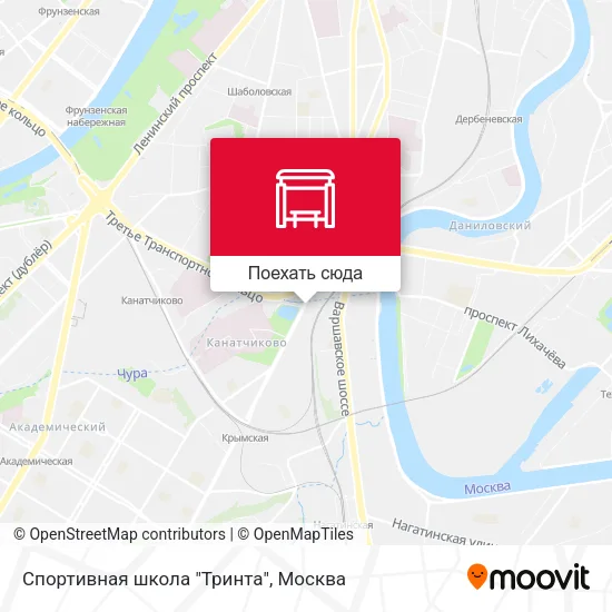 Карта Спортивная школа "Тринта"