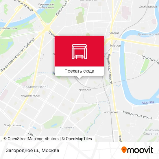 Карта Загородное ш.