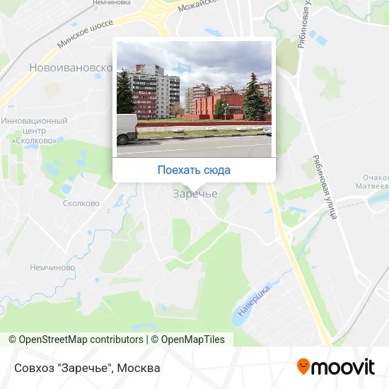 Карта Совхоз "Заречье"