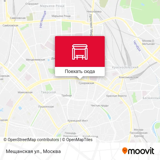 Карта Мещанская ул.