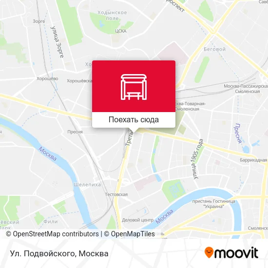 Карта Ул. Подвойского
