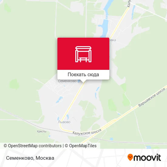 Карта Семенково