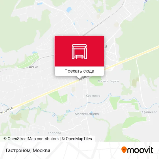 Карта Гастроном