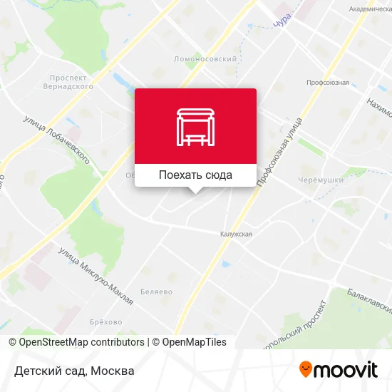 Карта Детский сад