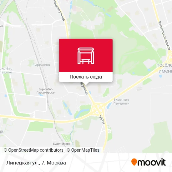 Карта Липецкая ул., 7