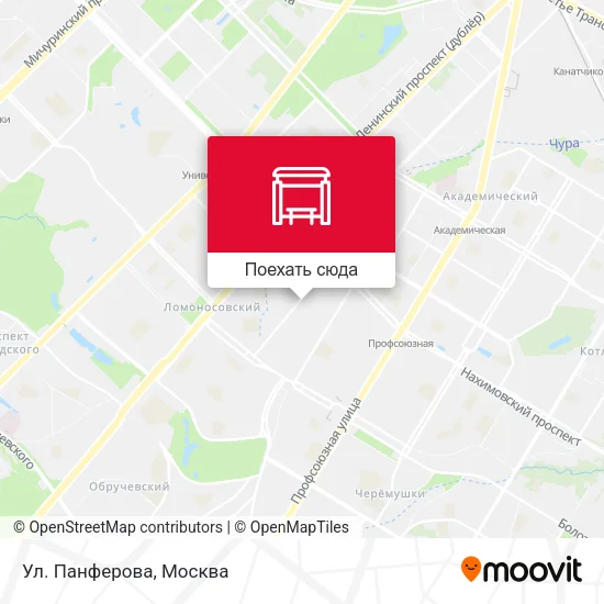 Карта Ул. Панферова