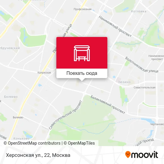 Карта Херсонская ул., 22