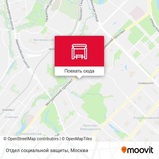 Карта Отдел социальной защиты