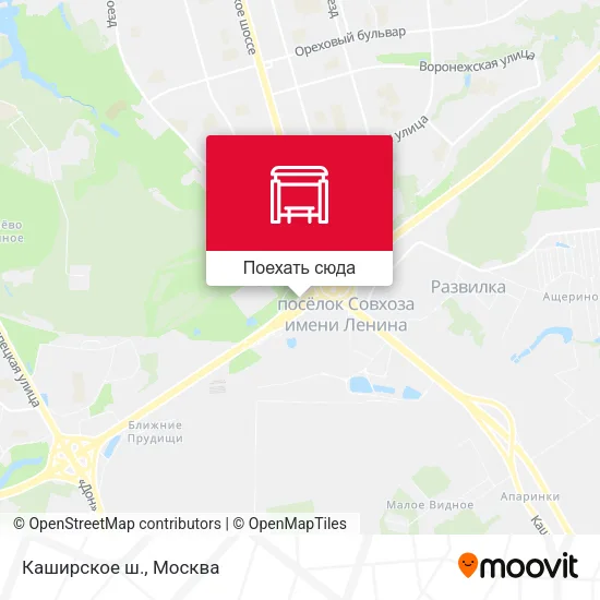 Карта Каширское ш.