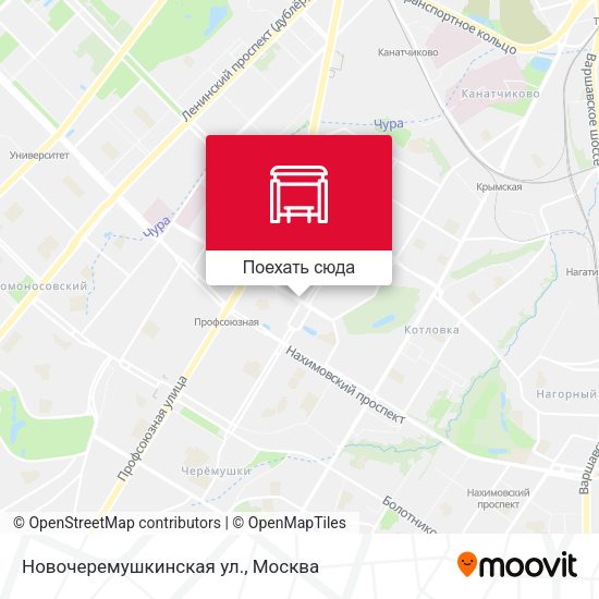 Карта Новочеремушкинская ул.