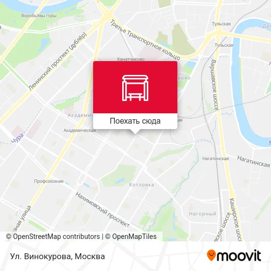 Карта Ул. Винокурова