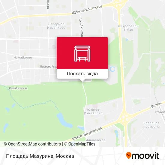 Карта Площадь Мазурина
