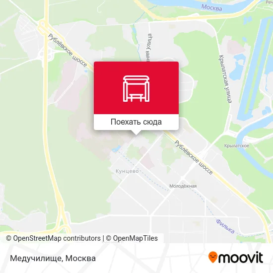Карта Медучилище