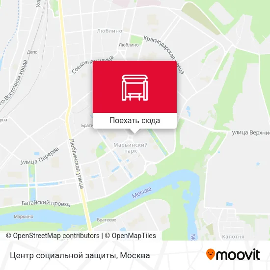 Карта Центр социальной защиты