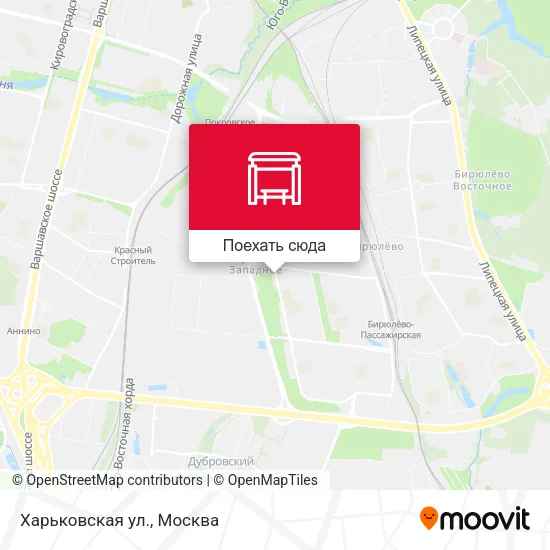 Карта Харьковская ул.