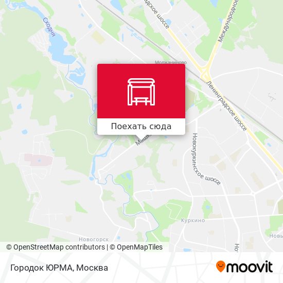 Карта Городок ЮРМА