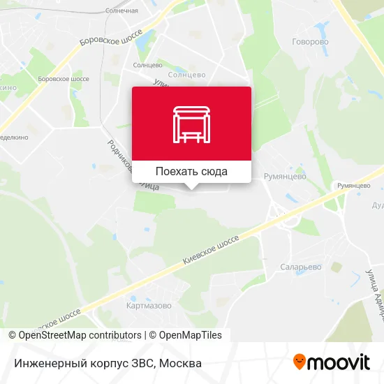 Карта Инженерный корпус ЗВС