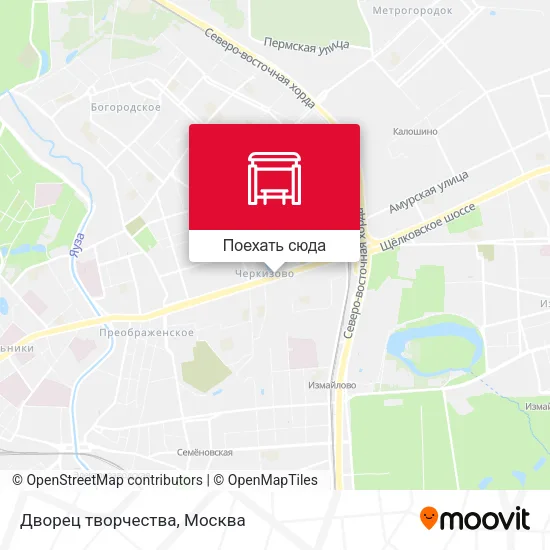 Карта Дворец творчества