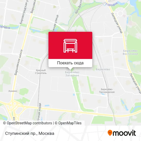 Карта Ступинский пр.