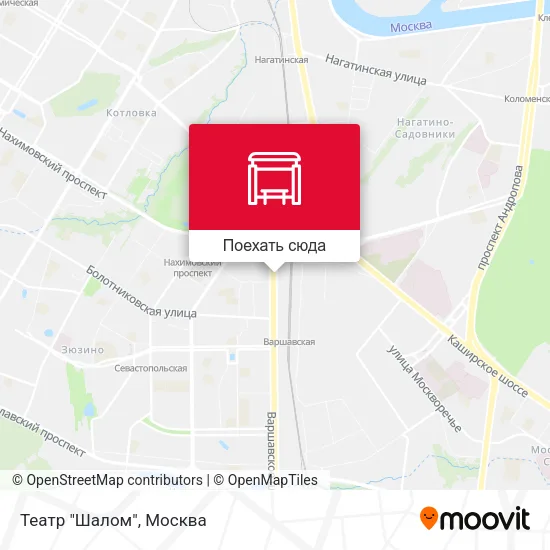 Карта Театр "Шалом"