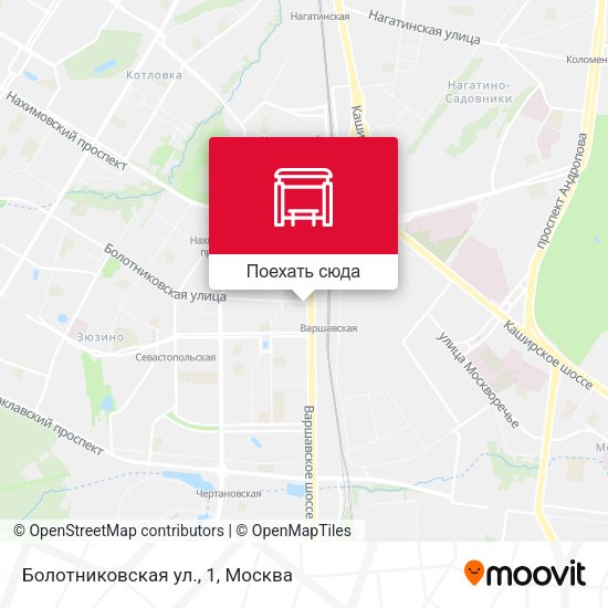 Карта Болотниковская ул., 1