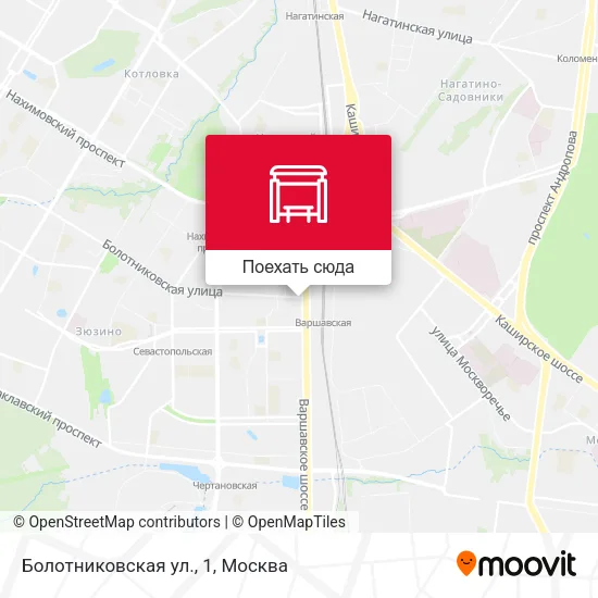 Карта Болотниковская ул., 1