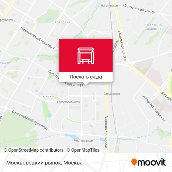 Карта Москворецкий рынок