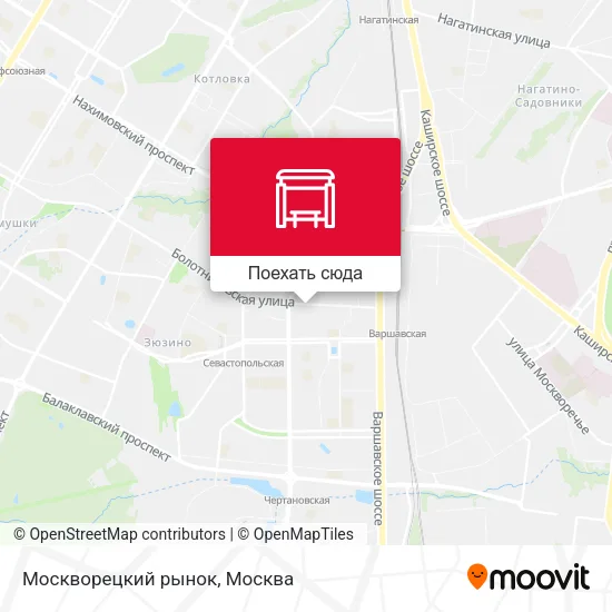 Карта Москворецкий рынок