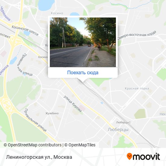 Карта Лениногорская ул.