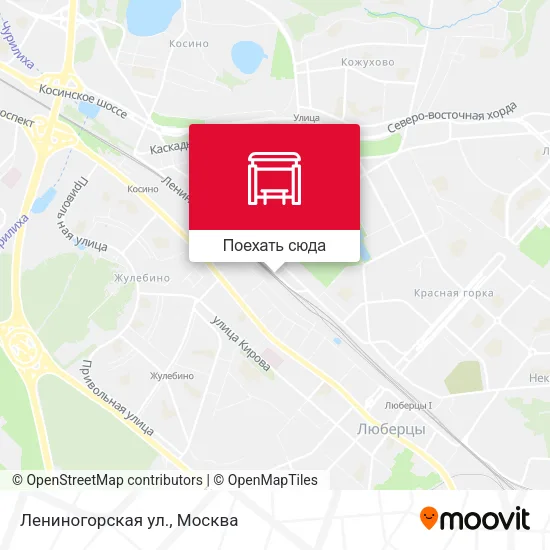 Карта Лениногорская ул.