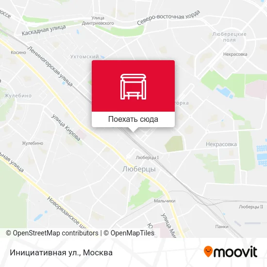 Карта Инициативная ул.