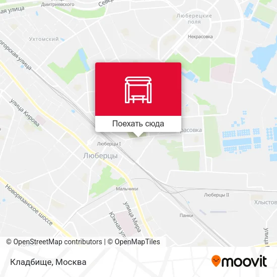 Карта Кладбище