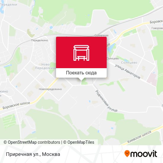 Карта Приречная ул.