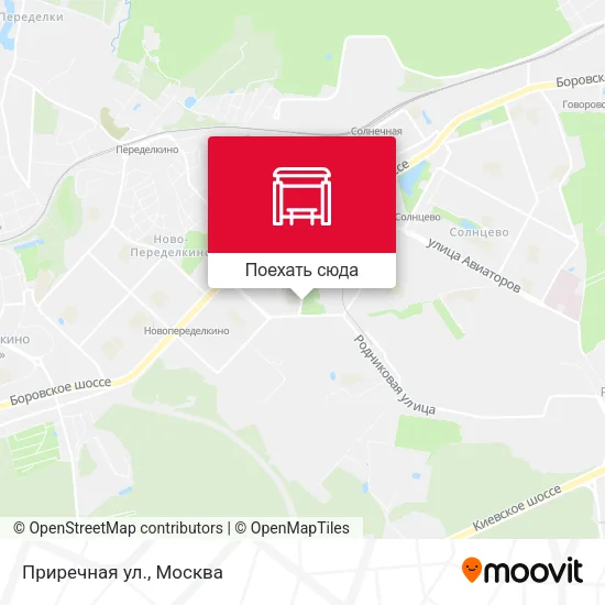 Карта Приречная ул.