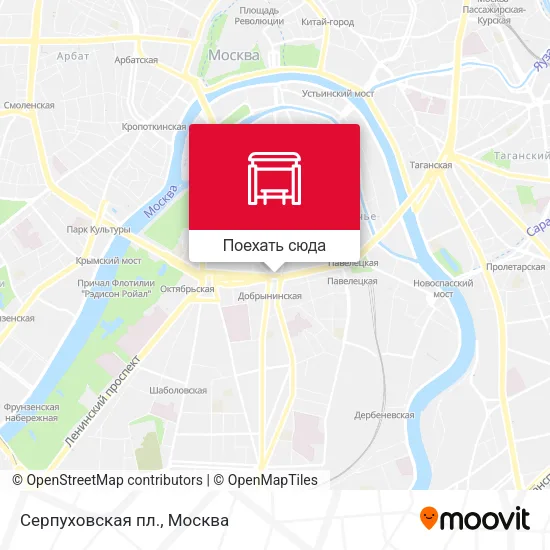 Карта Серпуховская пл.